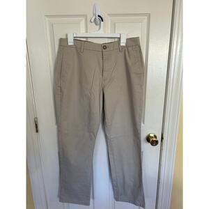 Old Navy Ultimate Straight Build-In‎ Flex Khaki Chinos Mens 34x32